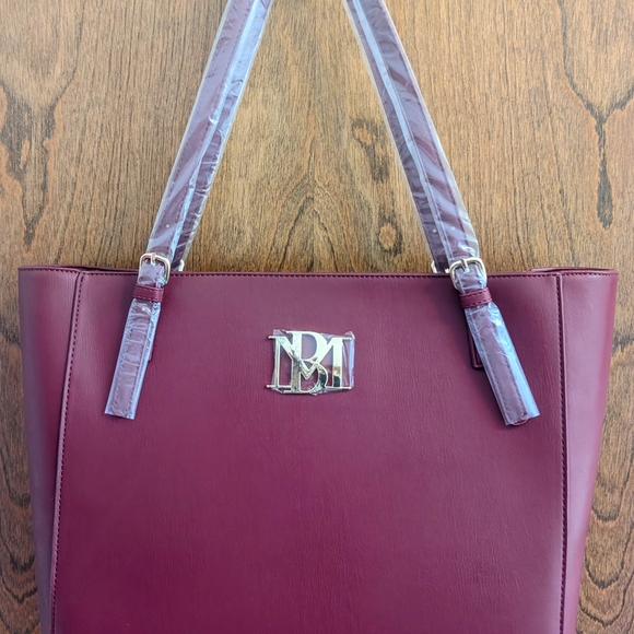 Badgley Mischka Maroon Shoulder Bag - Picture 1 of 5
